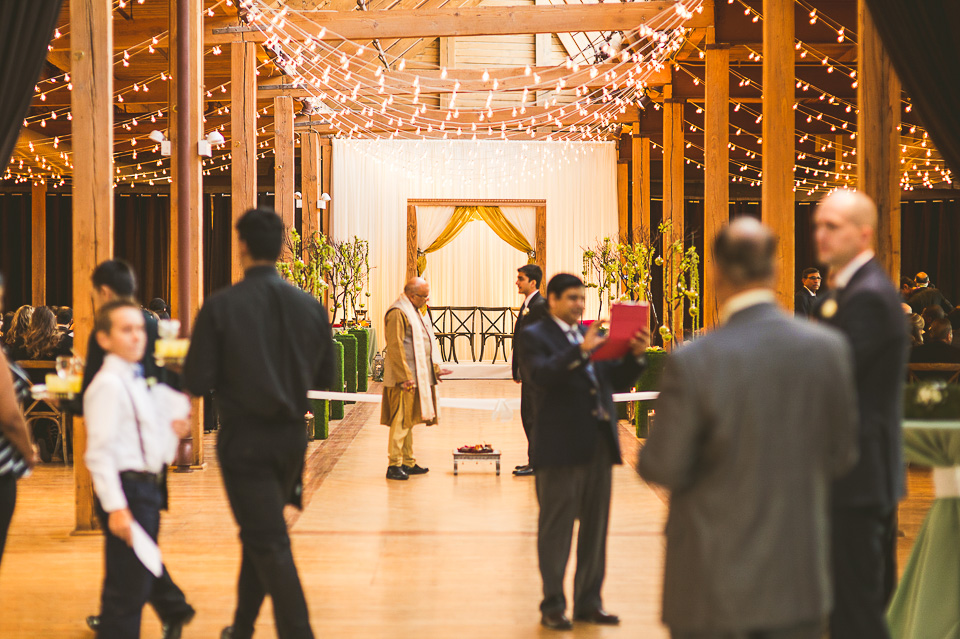 47 almost ready for hindu ceremony - Molly + Simul // Chicago Wedding Photos at Bridgeport Art Center