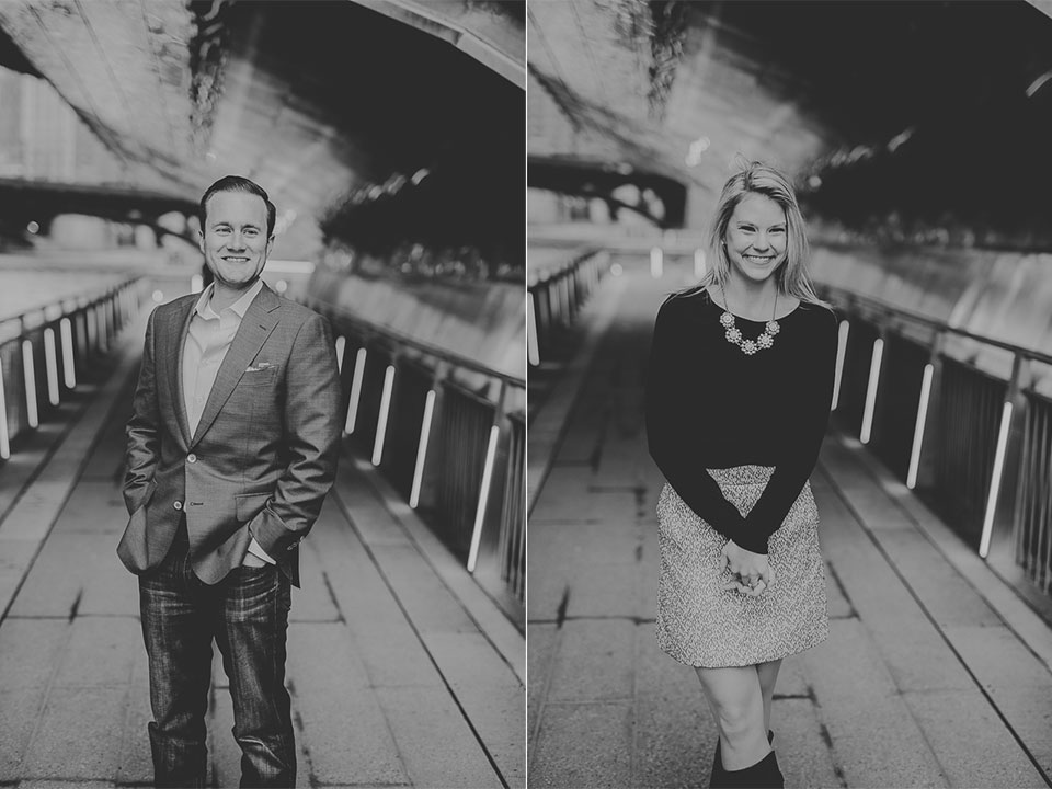 08 solo portraits - Engagement Photo Session Downtown Chicago // Kristina + Dave