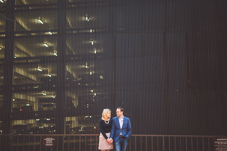 12 unique couples engagement - Engagement Photo Session Downtown Chicago // Kristina + Dave