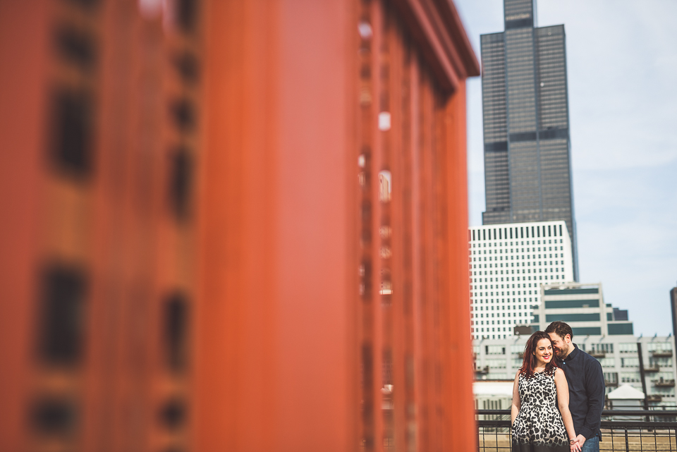 Downtown Chicago Engagement Photos // Rachael + George