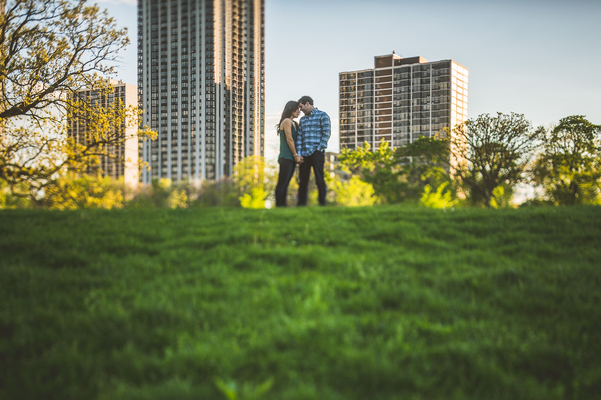 03 engagement photos at lincoln park zoo - Tawni + Ryan // Chicago Sunset Engagement Session