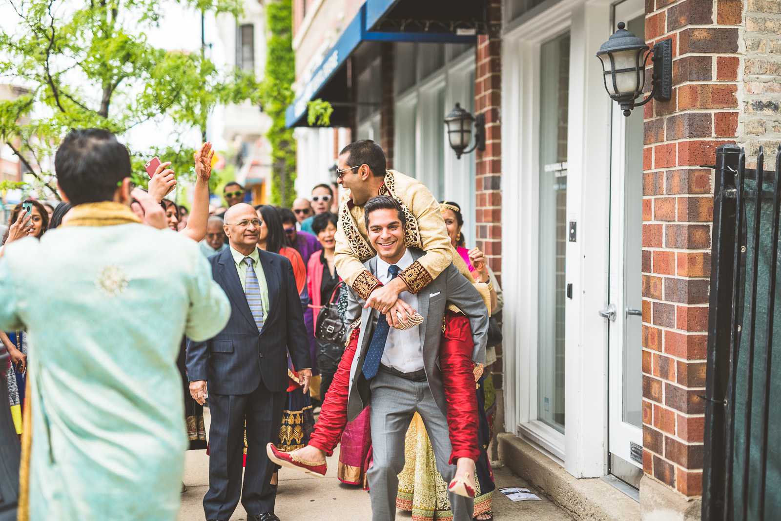 27 broom and friends - Jackie + Raj // Chicago Wedding Photography at Floating World Gallery