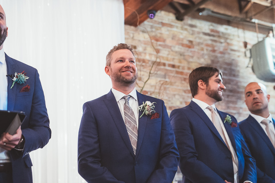 37 emotional groom - Lindsey + Jack // Chicago Suburb Wedding Photography