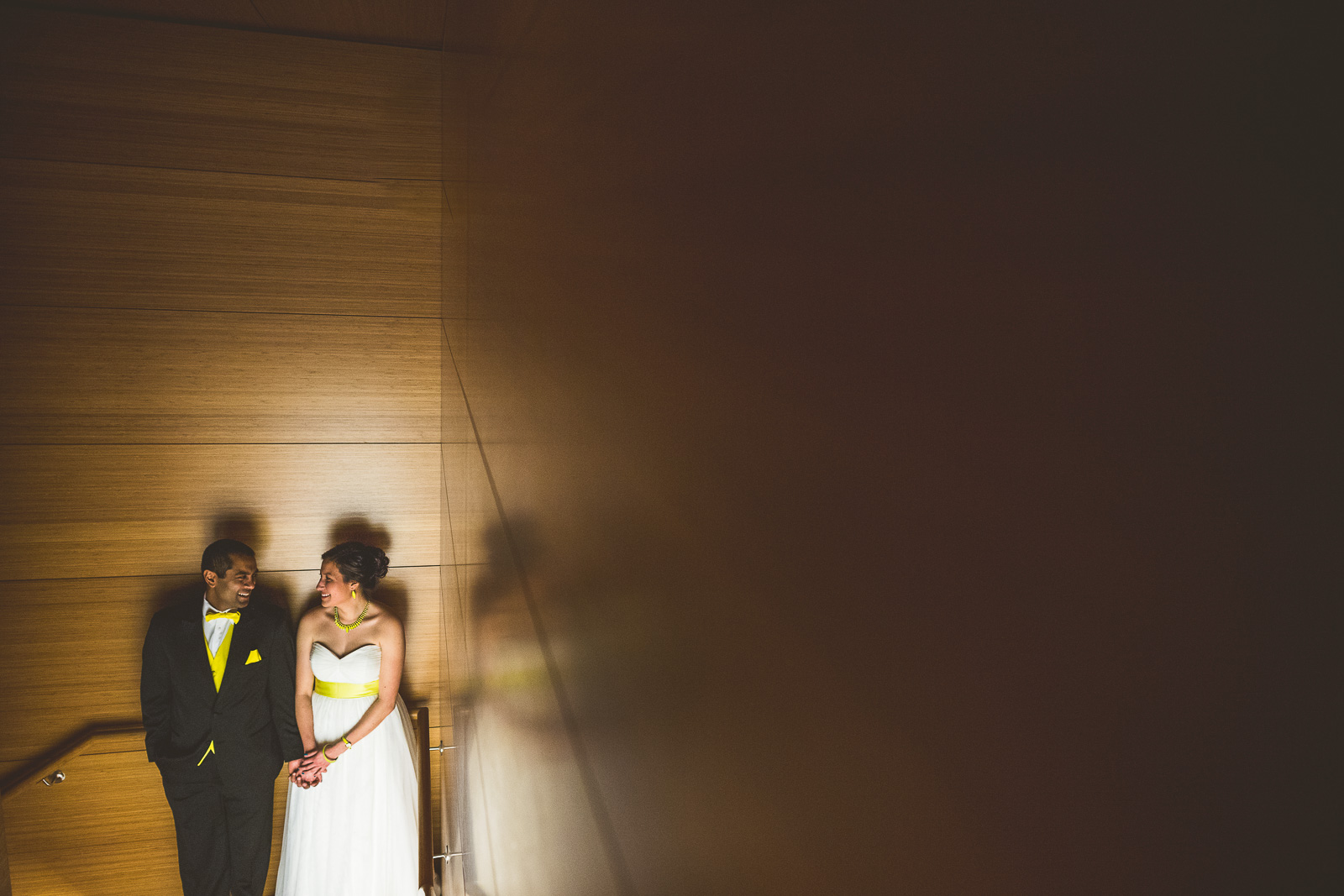 38 1 bride portraits during wedding - Jackie + Raj // Chicago Wedding Photography at Floating World Gallery
