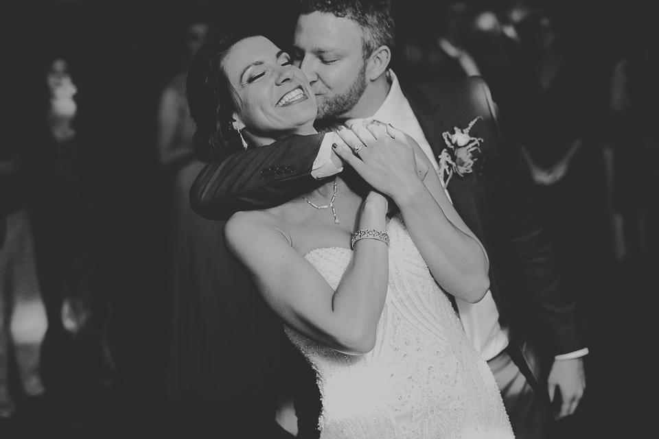 69 first dance black and white - Lindsey + Jack // Chicago Suburb Wedding Photography