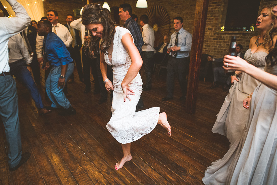 79 bride dancing - Lindsey + Jack // Chicago Suburb Wedding Photography