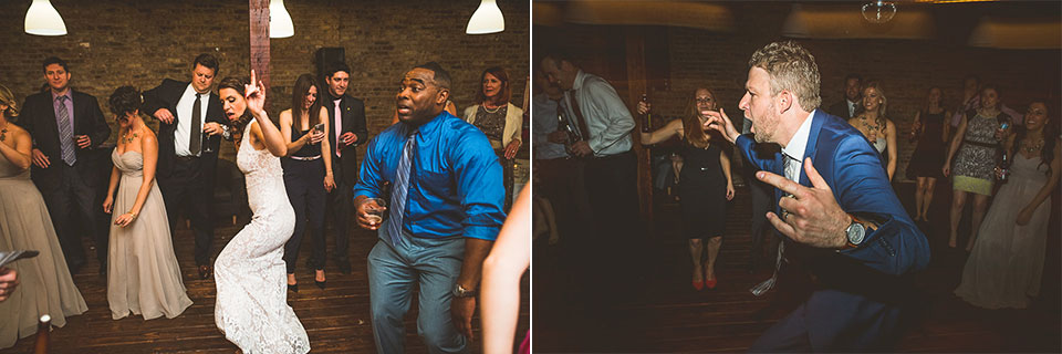 81 having a great time at reception - Lindsey + Jack // Chicago Suburb Wedding Photography