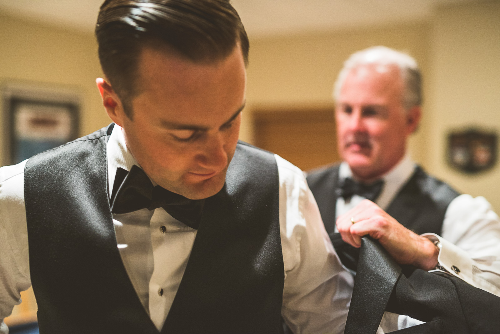 06 groom and dad - Kristina + Dave // Wedding Photographer in Chicago