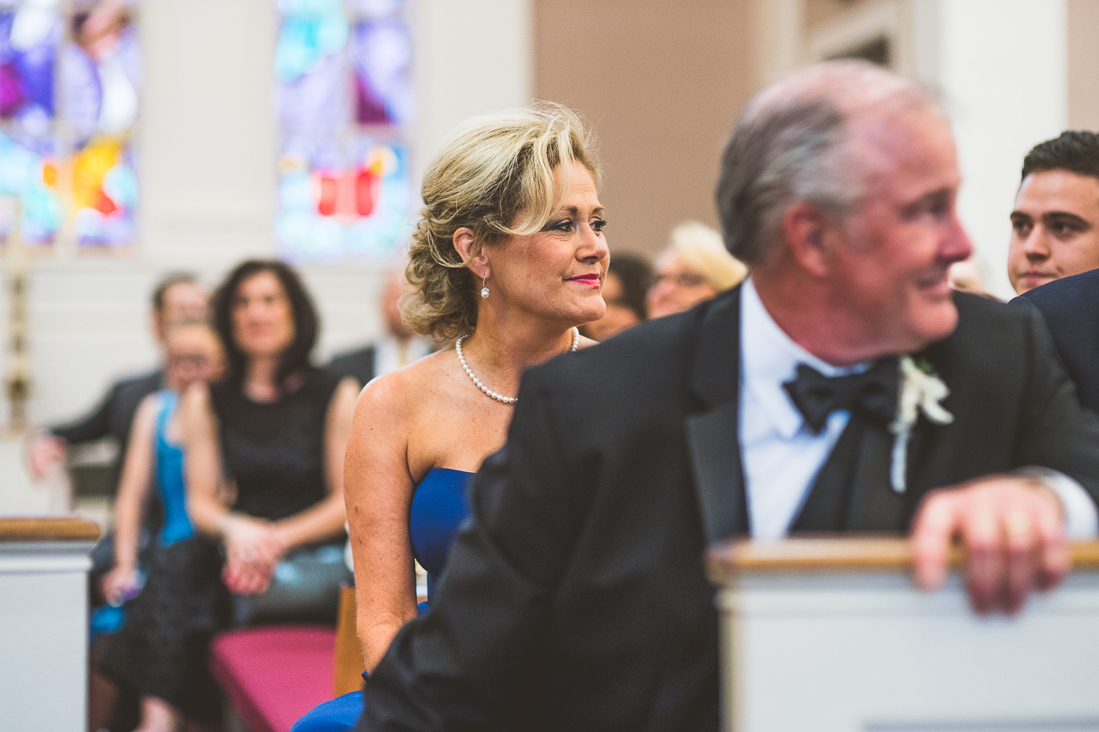 31 parents looking at bride - Kristina + Dave // Wedding Photographer in Chicago