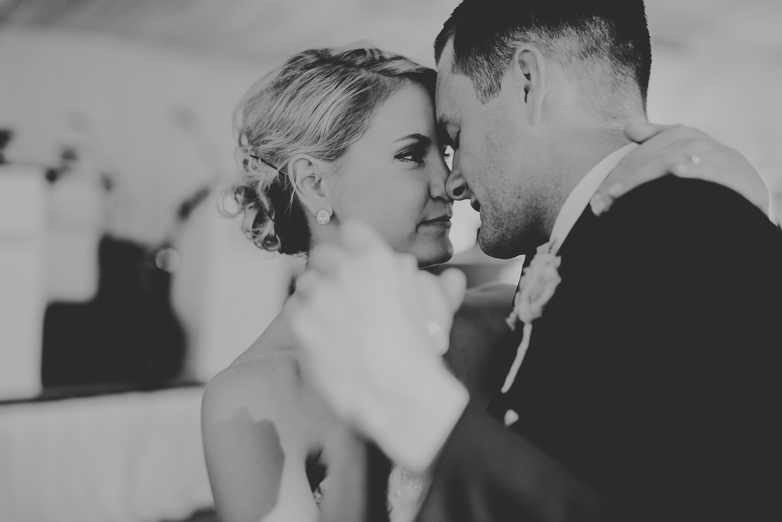 62 bride and groom first dance black and white - Kristina + Dave // Wedding Photographer in Chicago