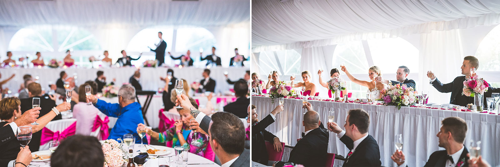 75 toasts1 - Kristina + Dave // Wedding Photographer in Chicago