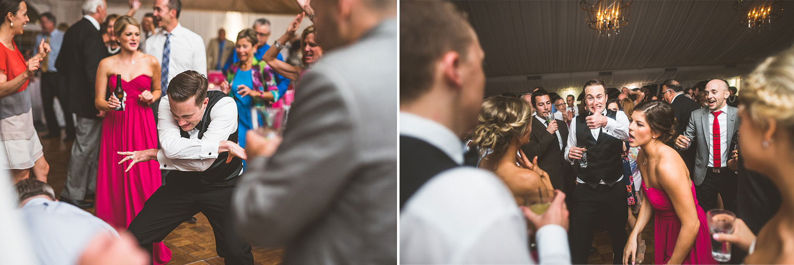 79 groom getting down1 - Kristina + Dave // Wedding Photographer in Chicago
