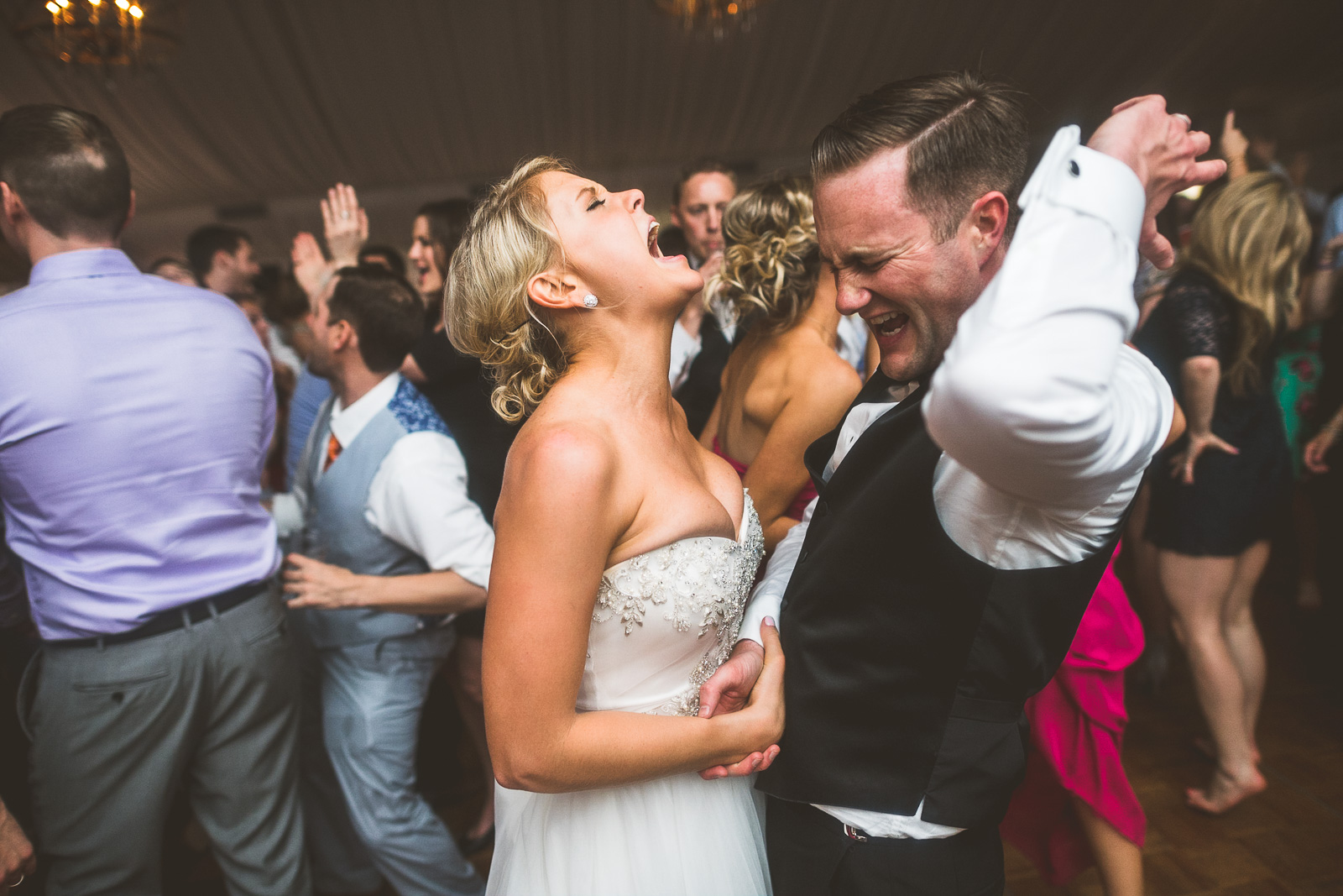 87 bride and groom dancing - Kristina + Dave // Wedding Photographer in Chicago