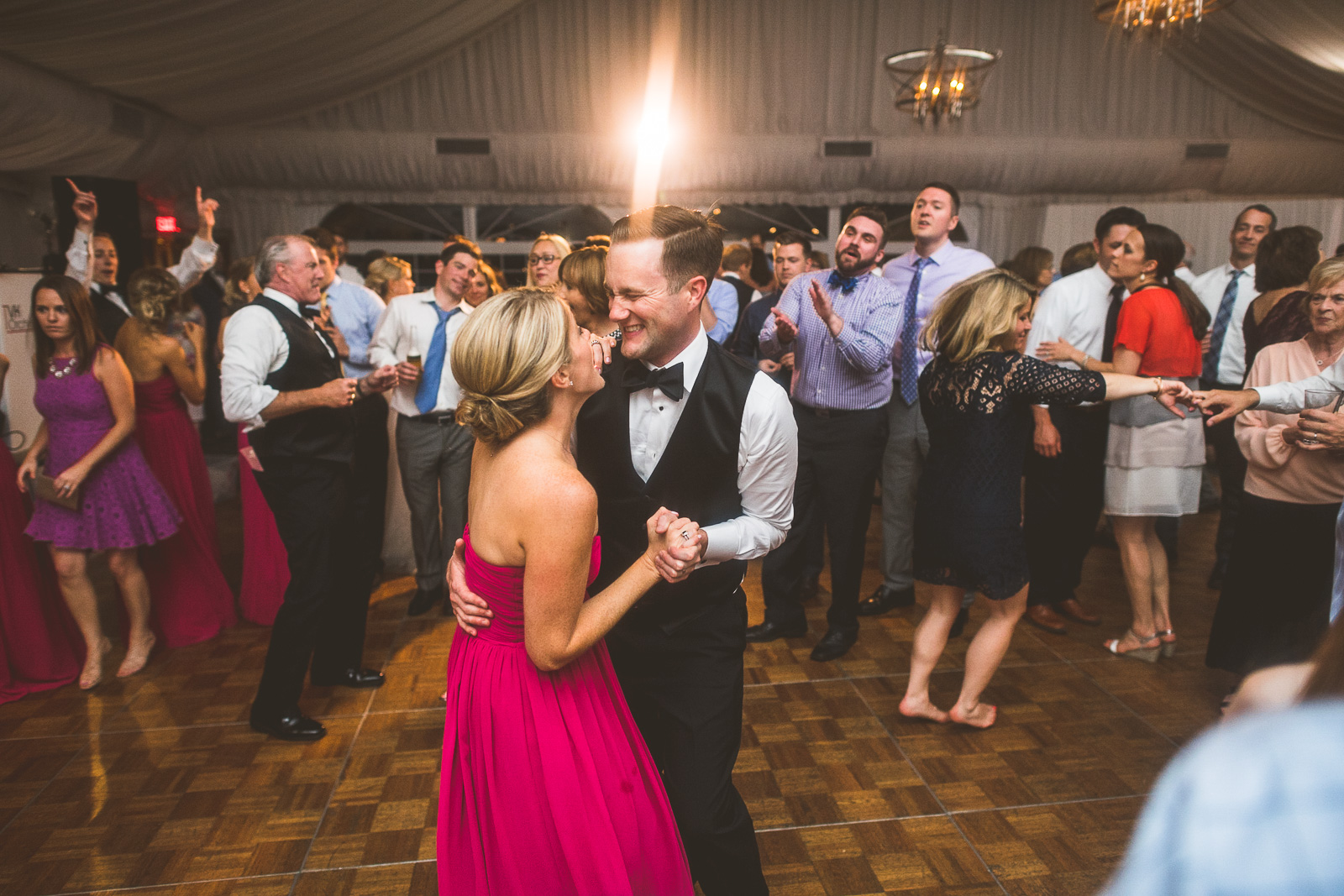 94 groom and bridesmaid dancing - Kristina + Dave // Wedding Photographer in Chicago