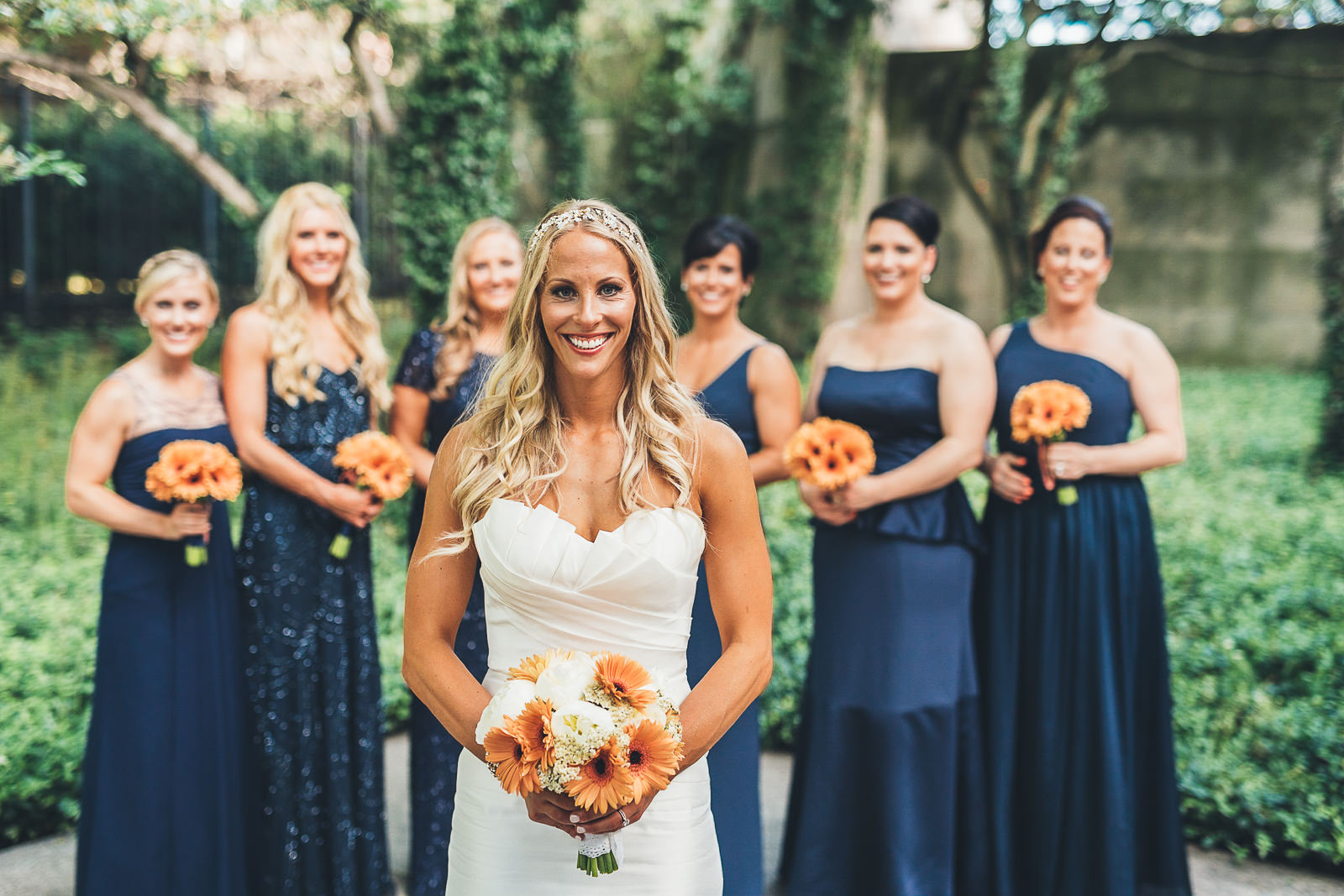 30 bridesmaids - Laurel + Nick // Downtown Chicago Wedding Photographer