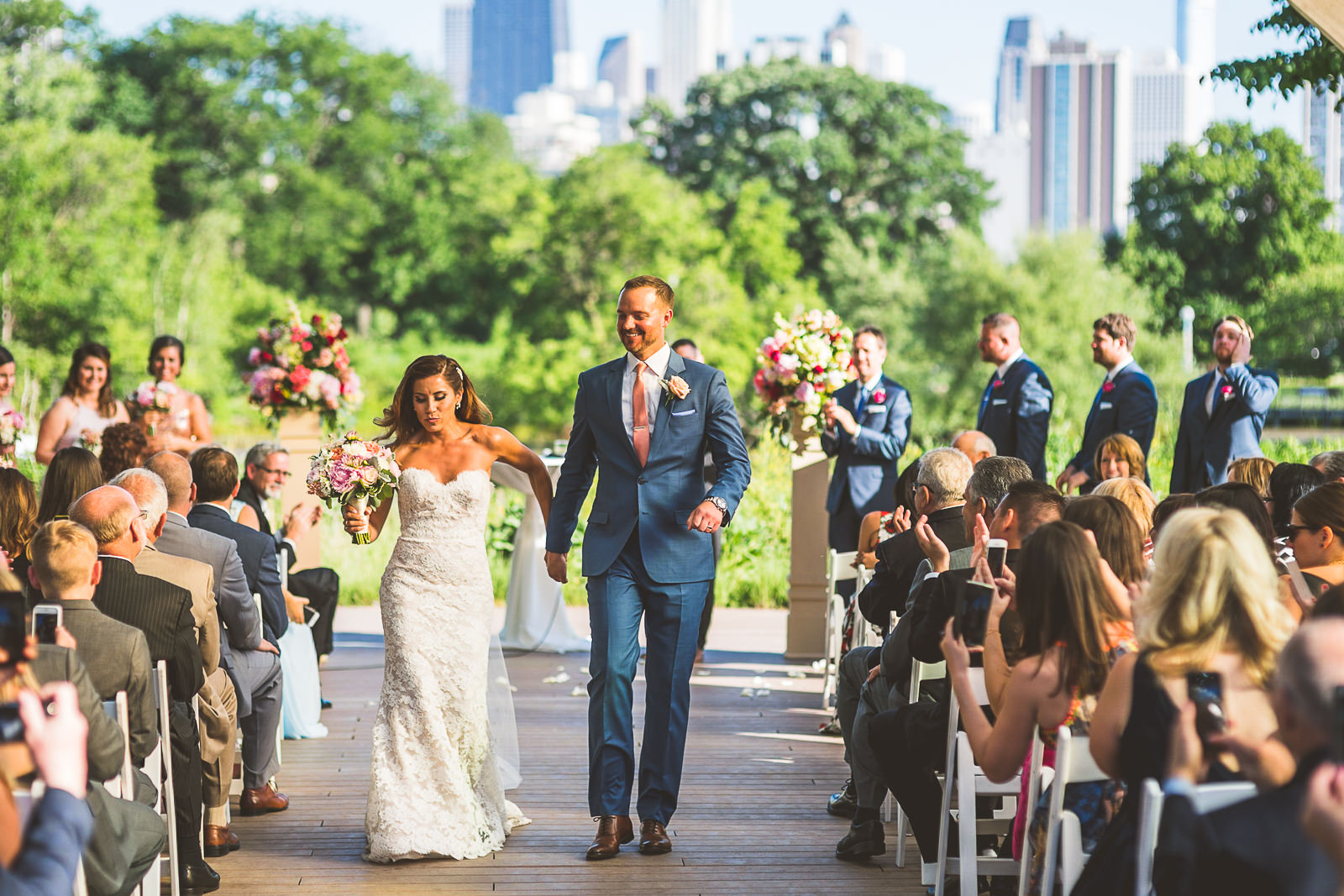 48 bride and groom married - Natalie + Alan // Chicago Wedding Photographer at Cafe Brauer