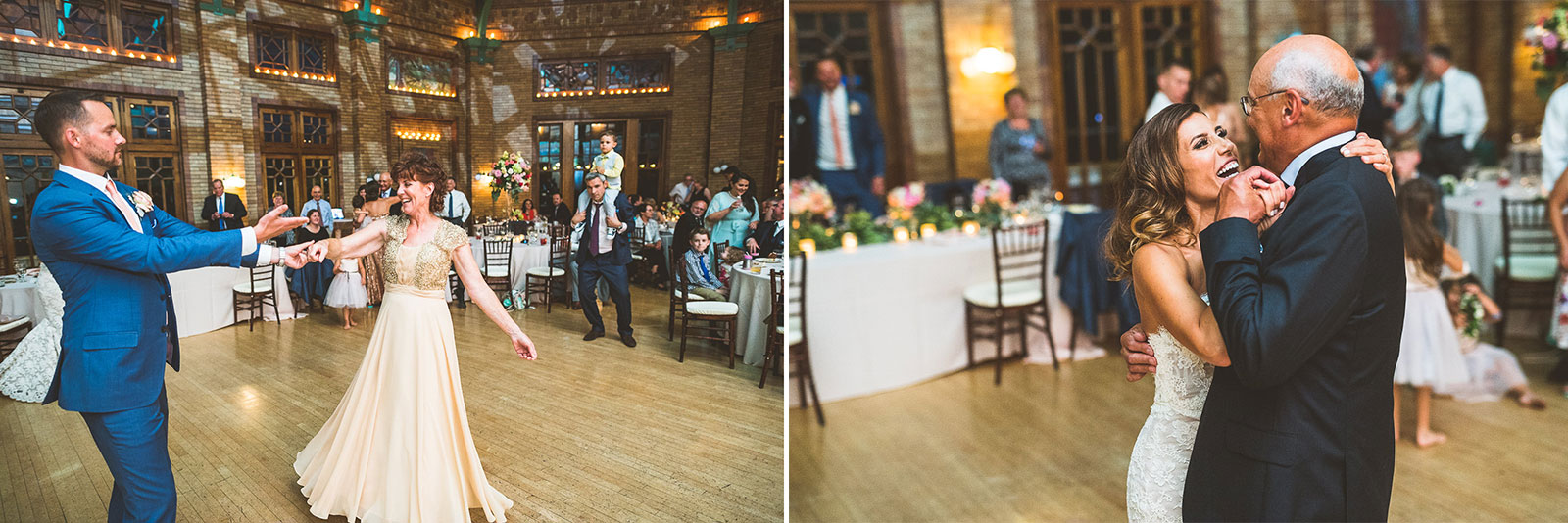 67 mother son dance - Natalie + Alan // Chicago Wedding Photographer at Cafe Brauer