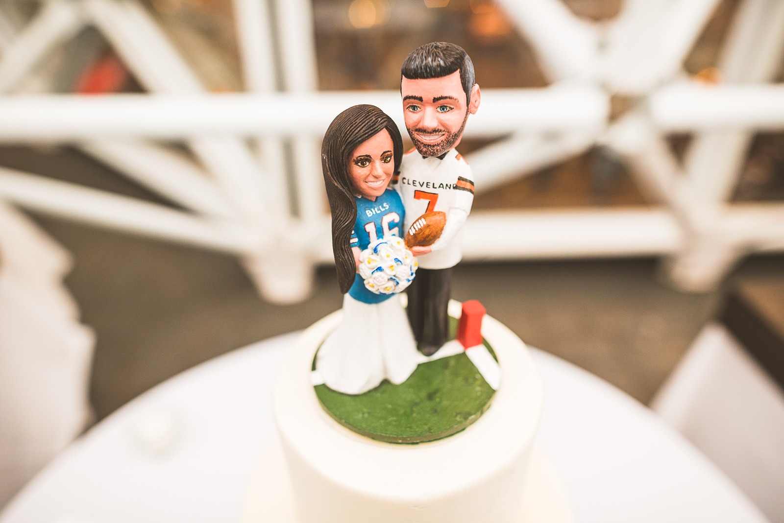 75 cake topper - Marisa + Chris // Chicago Wedding Photos at Navy Pier Crystal Garden