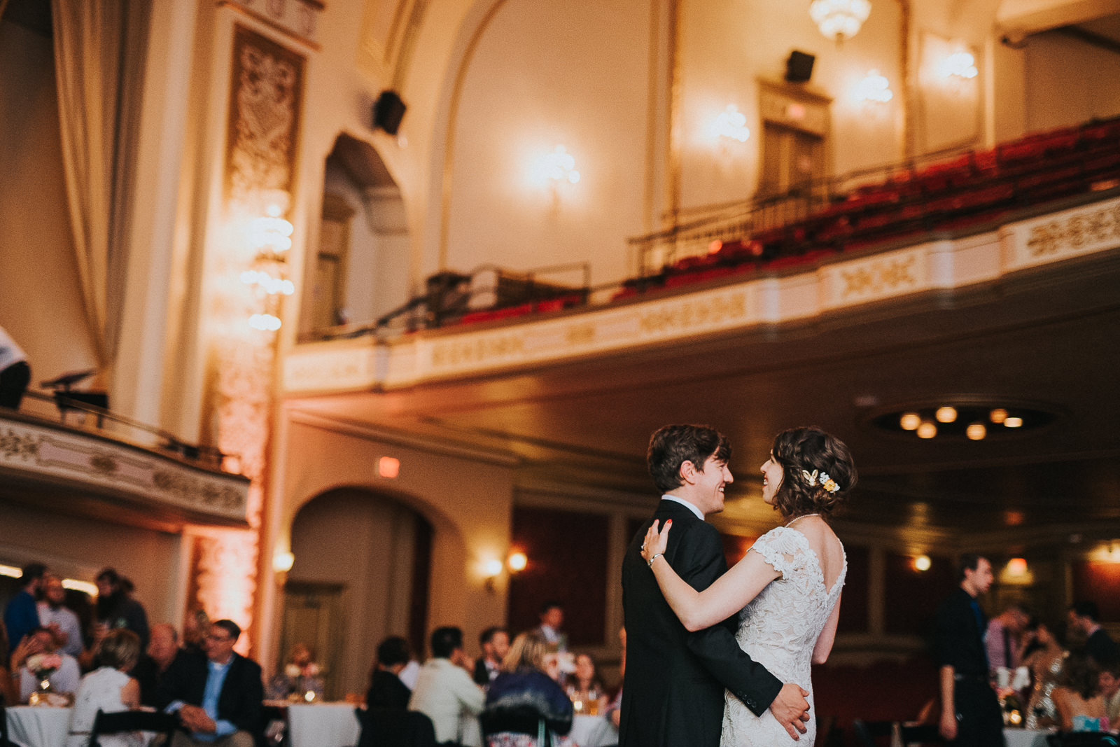 69 bride and grom first dance - Megan + Jon // Orpheum Wedding Photography in Madison