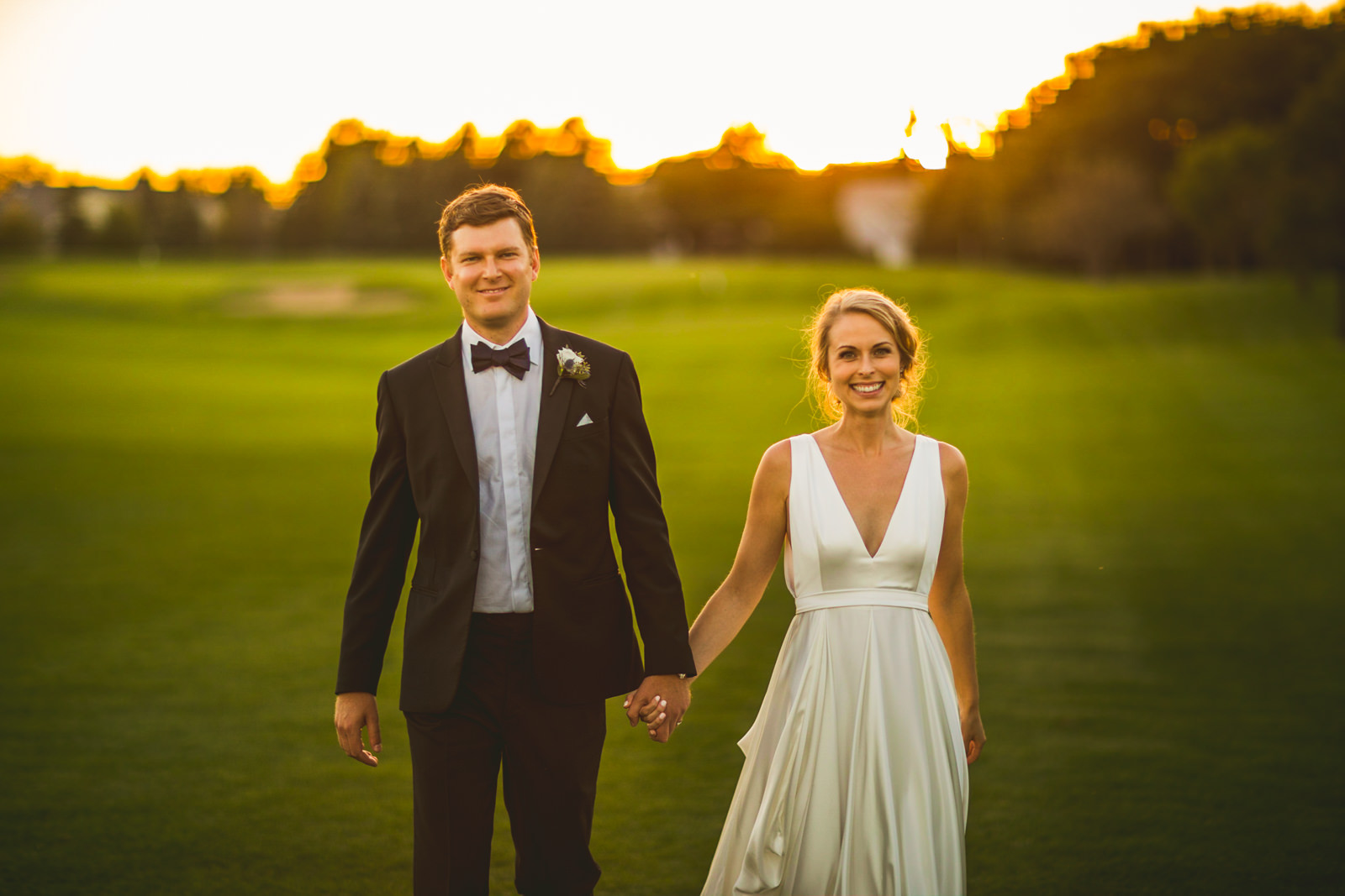60 sunset bridal session - Stephanie + Zack // Conway Farms Chicago Wedding Photographers