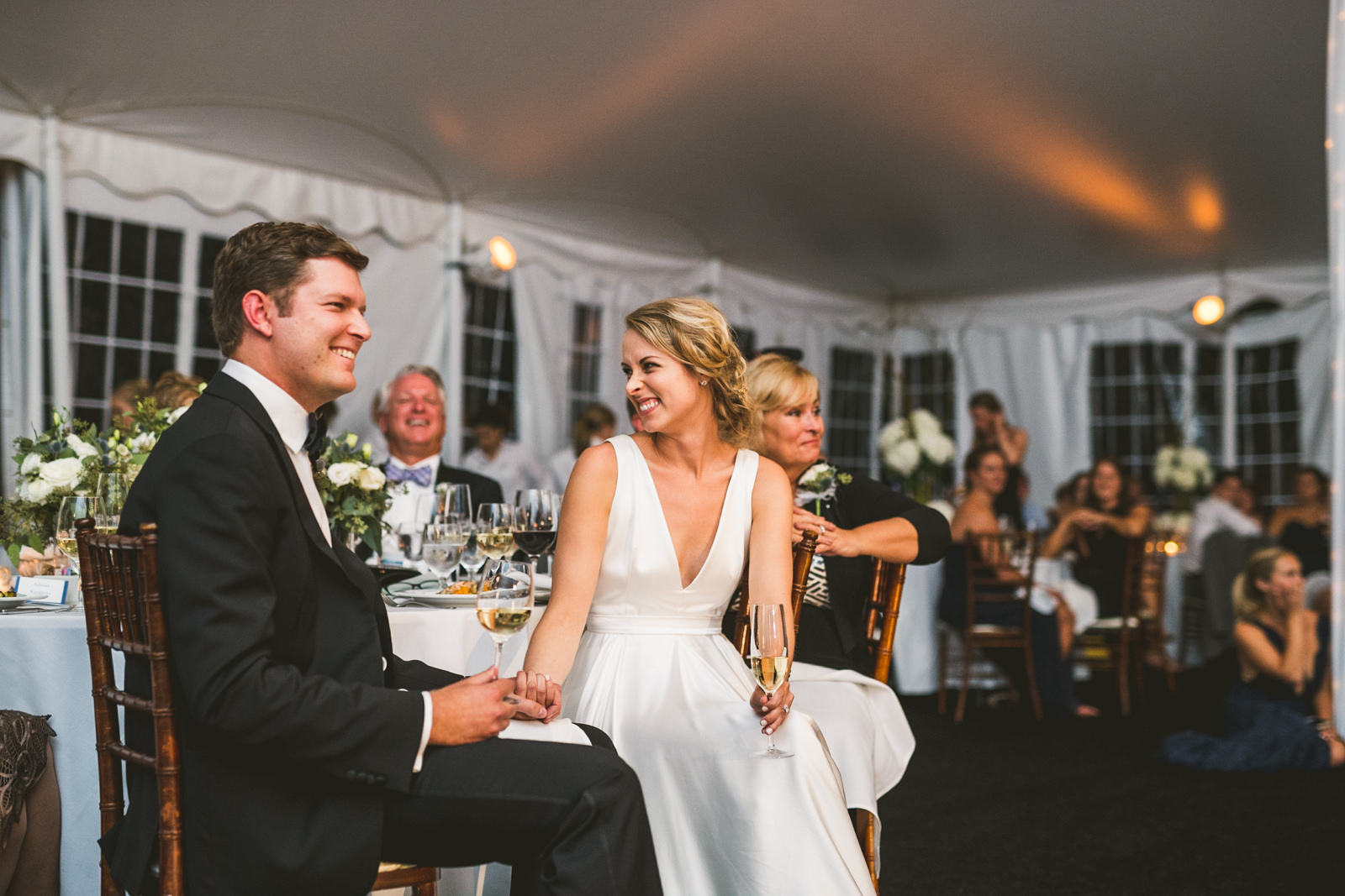 71 brides reaction - Stephanie + Zack // Conway Farms Chicago Wedding Photographers