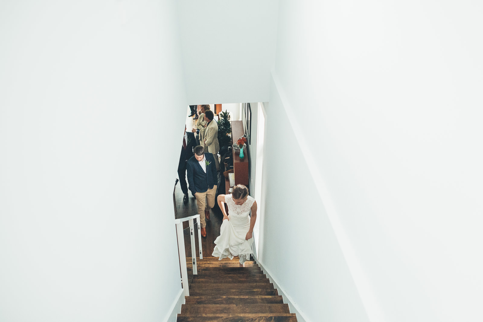 13 chicago wedding photographer bride walking up - Chicago Wedding Photographers // Christine + Shane