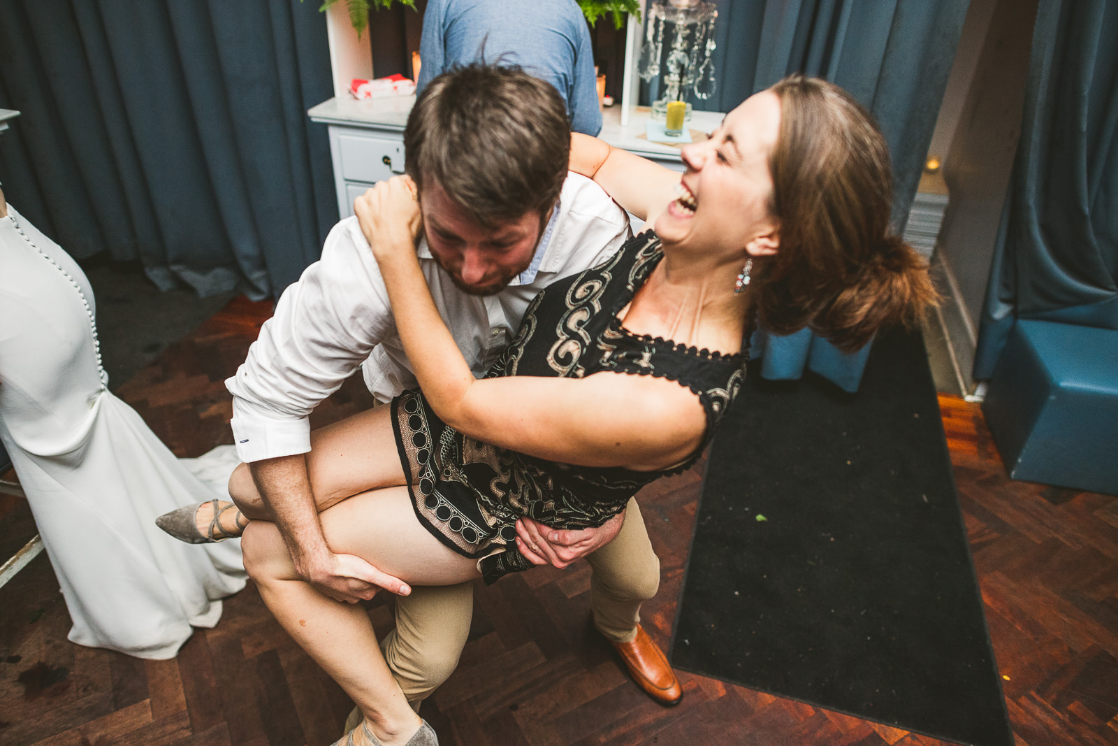 37 chicago wedding photographers fun dancing - Chicago Wedding Photographers // Christine + Shane