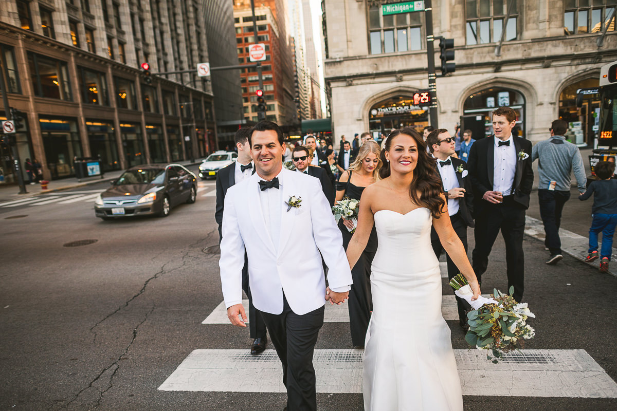 31 chicago wedding at millenium park - Chicago Wedding Photography at Chicago Athletic Association // Alicia + Spencer