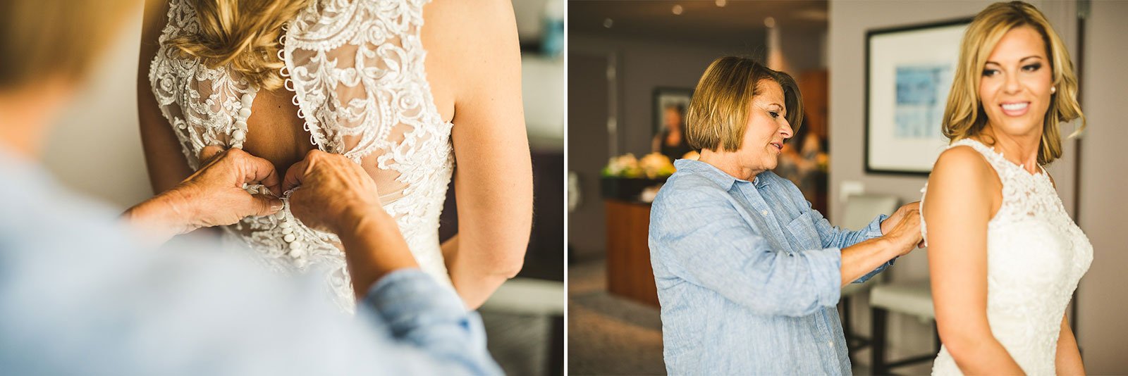 11 bride getting ready for her wedding - Chicago Wedding Photography at Gallery 1028 // Courtnie + David