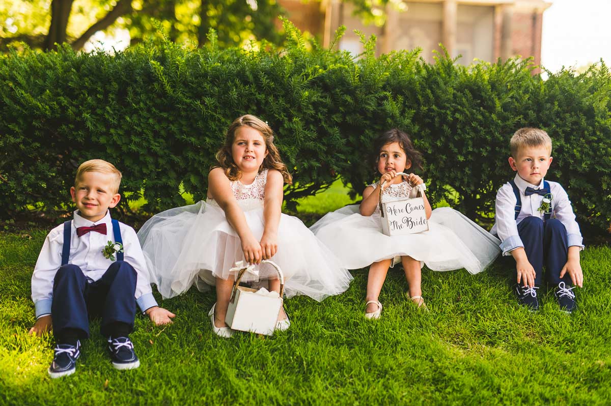 Wedding of Caley + Dan at Cantigny Park in Wheaton