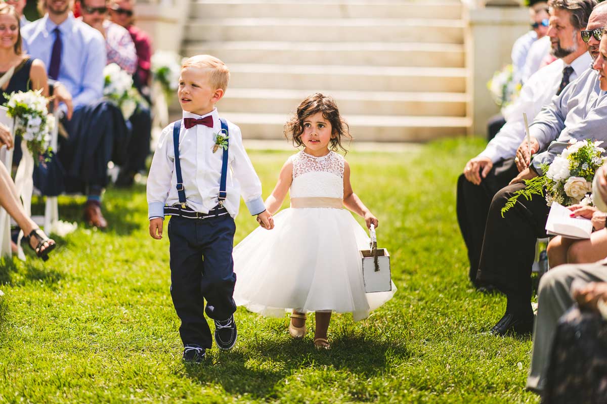 Wedding of Caley + Dan at Cantigny Park in Wheaton
