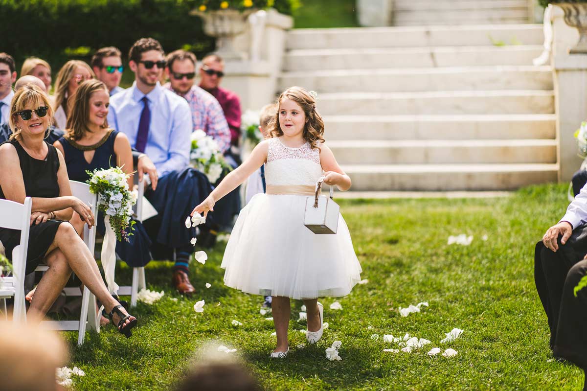 Wedding of Caley + Dan at Cantigny Park in Wheaton