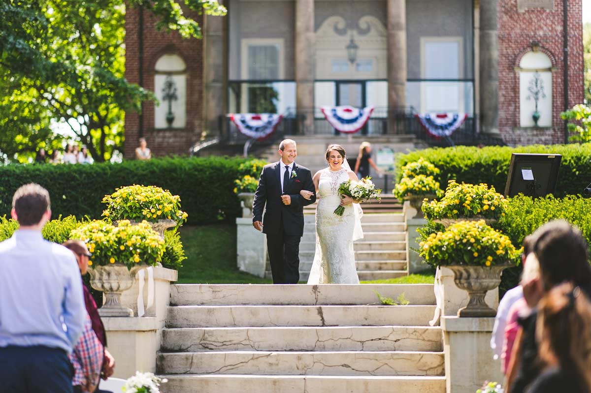 Wedding of Caley + Dan at Cantigny Park in Wheaton