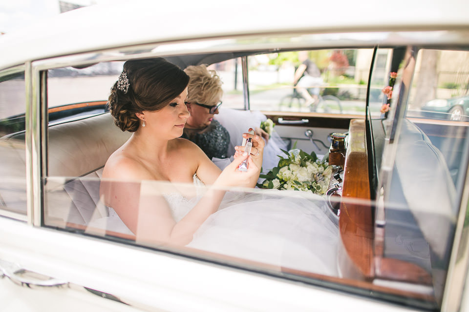 28 bride in rolls - Harold Washington Library Wedding Photos // Kasia + Chris