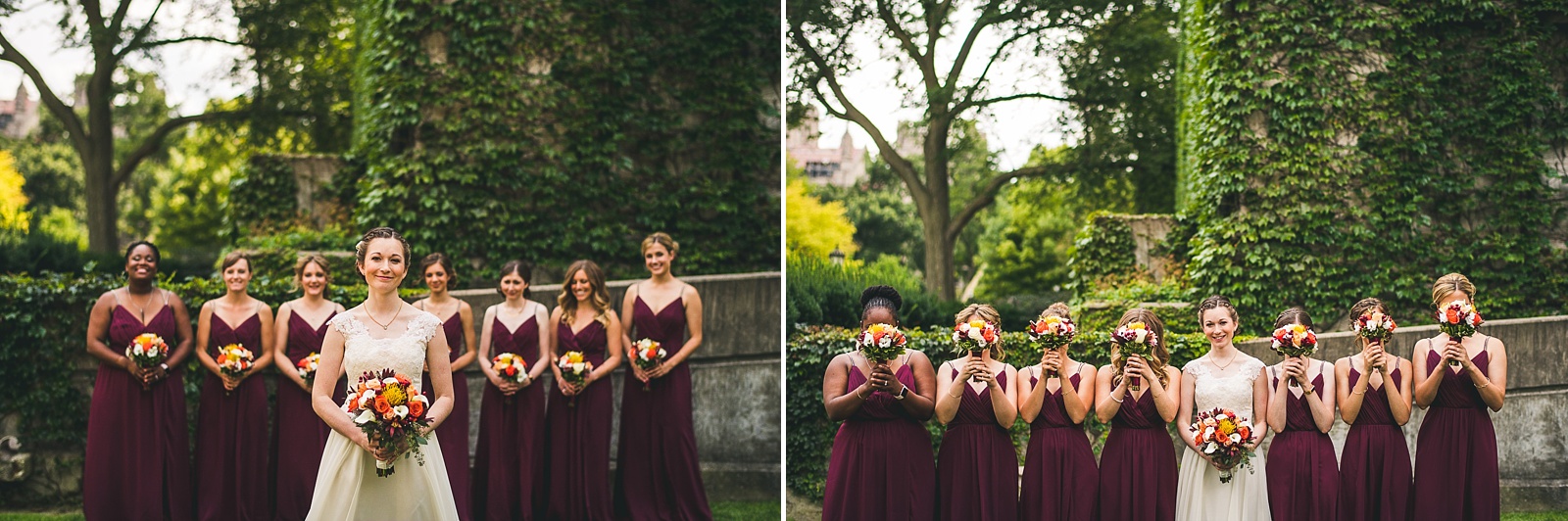19 bridesmaids at university of chicago - University of Chicago Wedding Photos // Annemarie + Zach