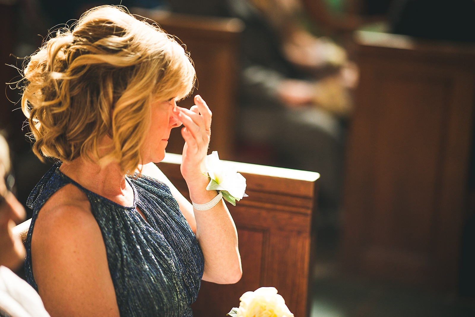 42 grooms mom crying - University of Chicago Wedding Photos // Annemarie + Zach