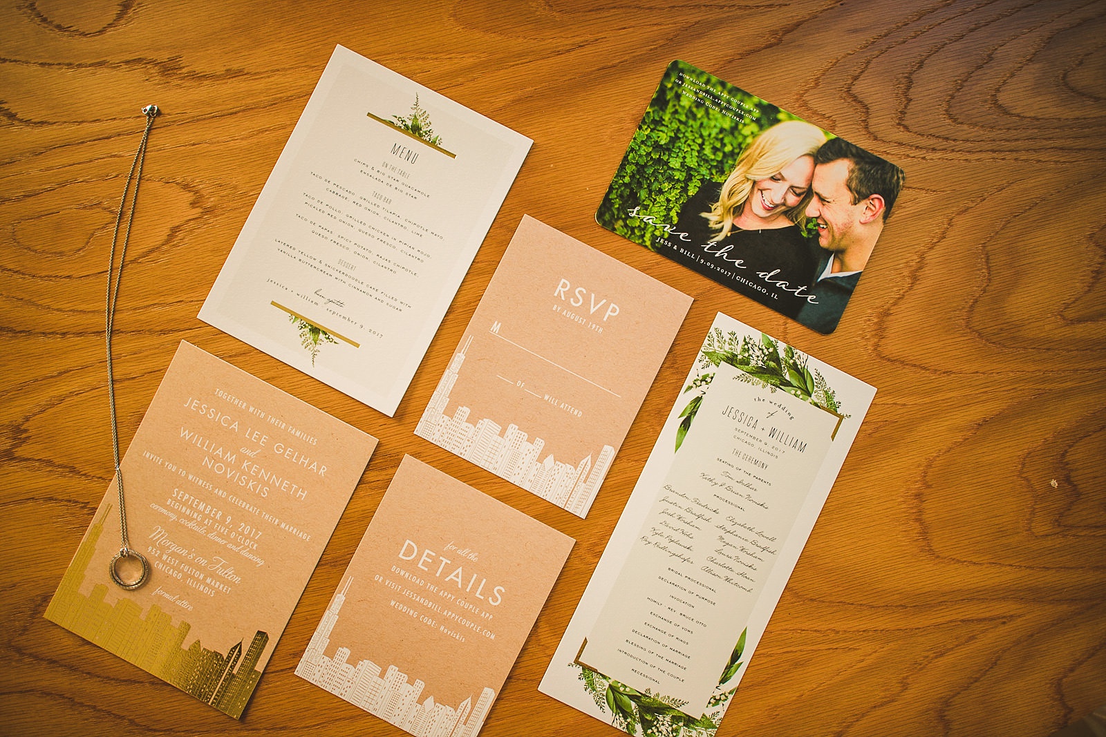 03 wedding invitation inspiration - Morgan's on Fulton Wedding Photos // Jessica + Bill