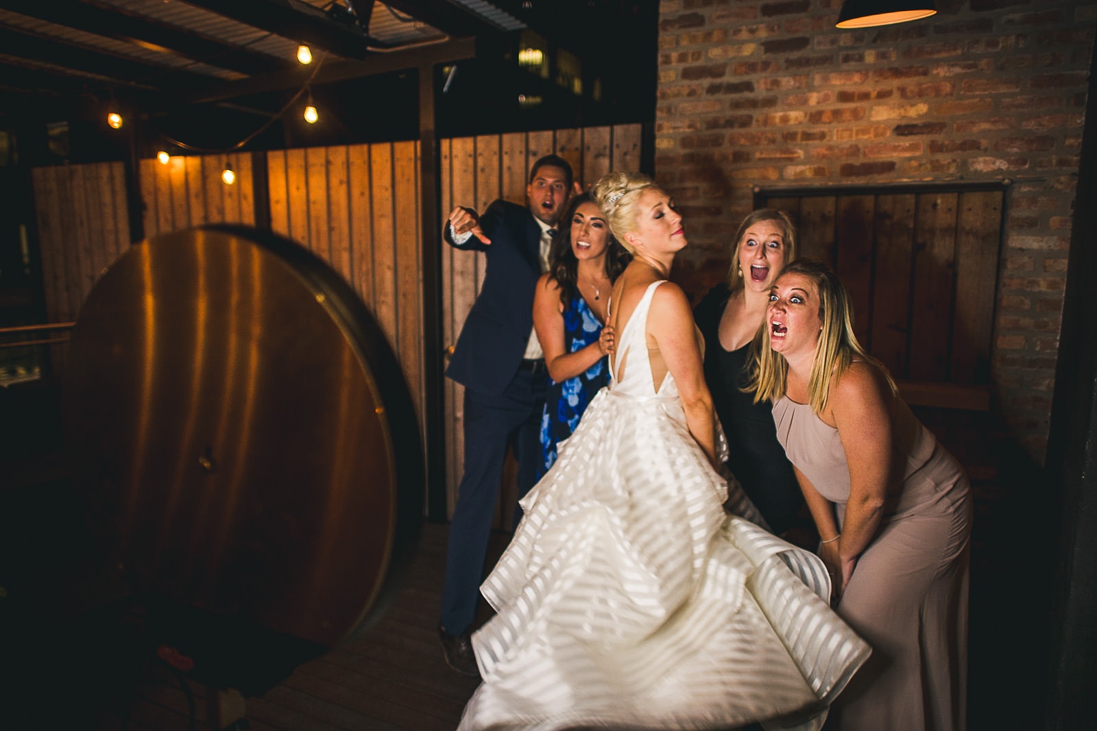 60 fun with photobooth at chicago wedding - Morgan's on Fulton Wedding Photos // Jessica + Bill