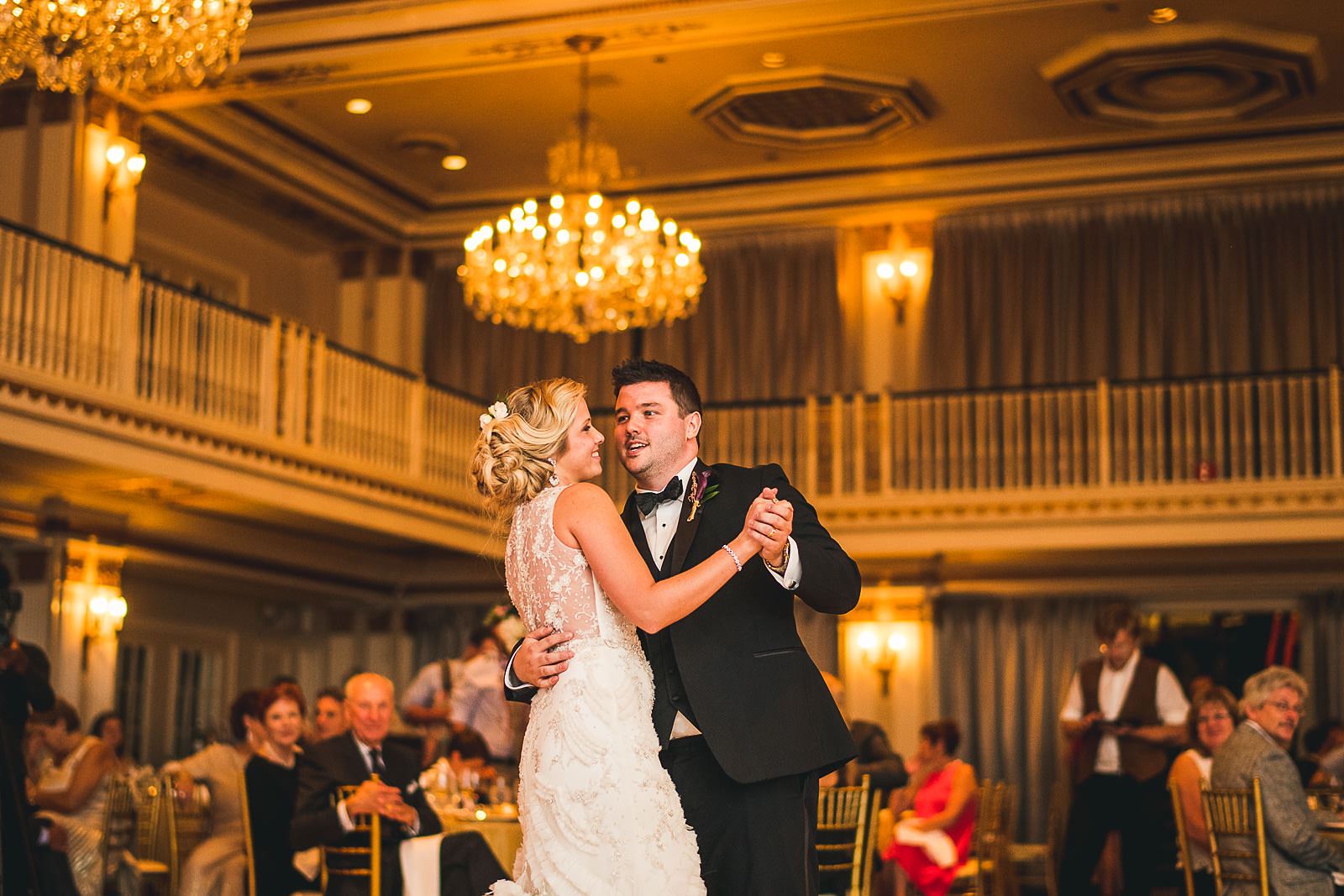 61 best reception photos first dance - Chicago Drake Hotel Wedding // Corie + Jordan