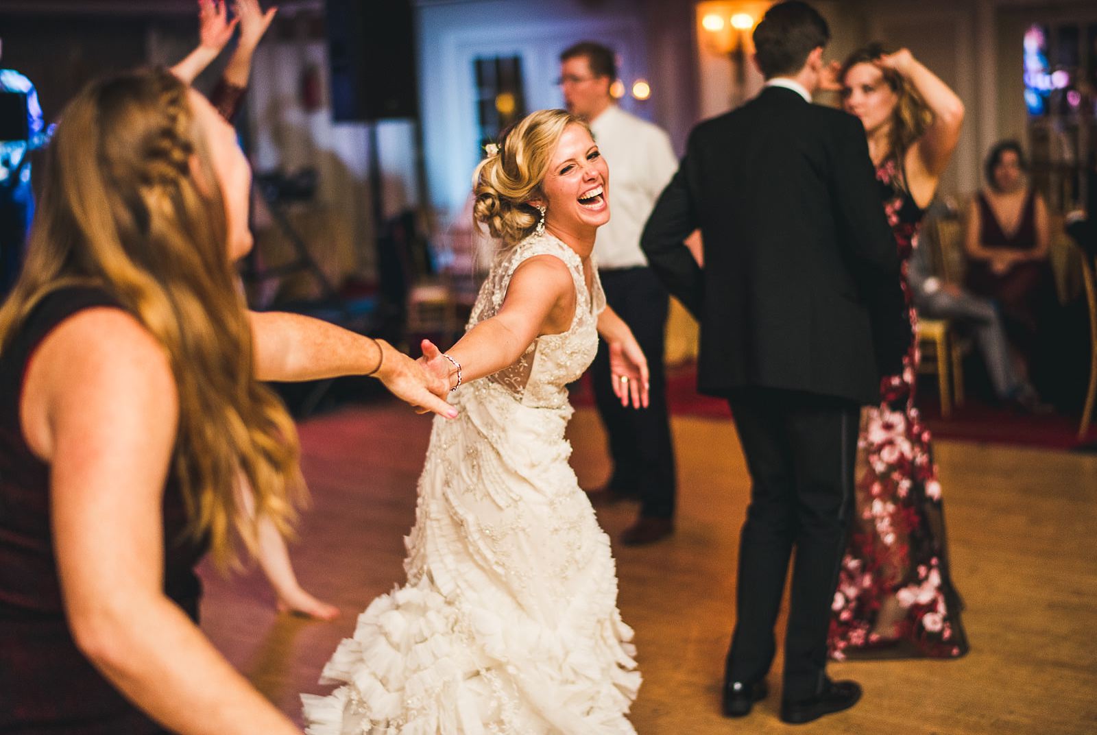 73 fun with bride dancing - Chicago Drake Hotel Wedding // Corie + Jordan