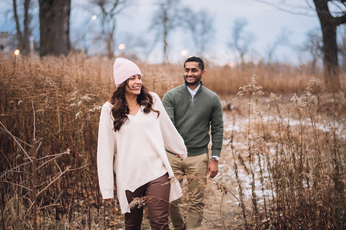 02 winter engagement photos in chicago - Winter Engagement Session in Chicago // Steve + Jasa