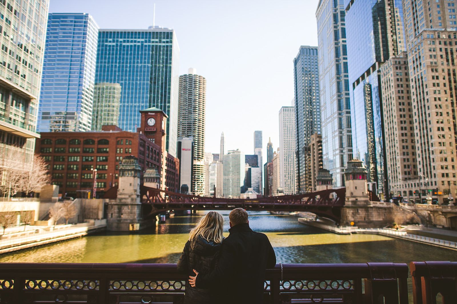16 non boring engagement photographers - The Prefect Chicago Proposal // Eva + Vitalij