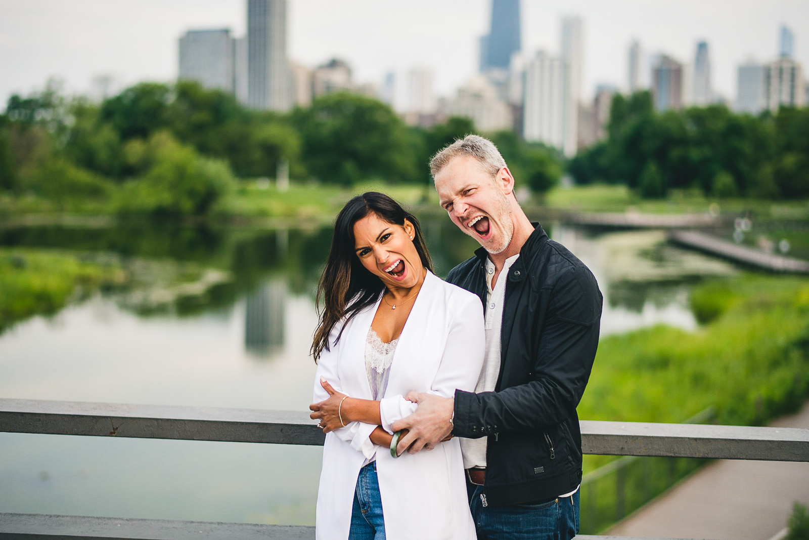 17 fun couple - Chicago Engagement Photos // Lili + Danny