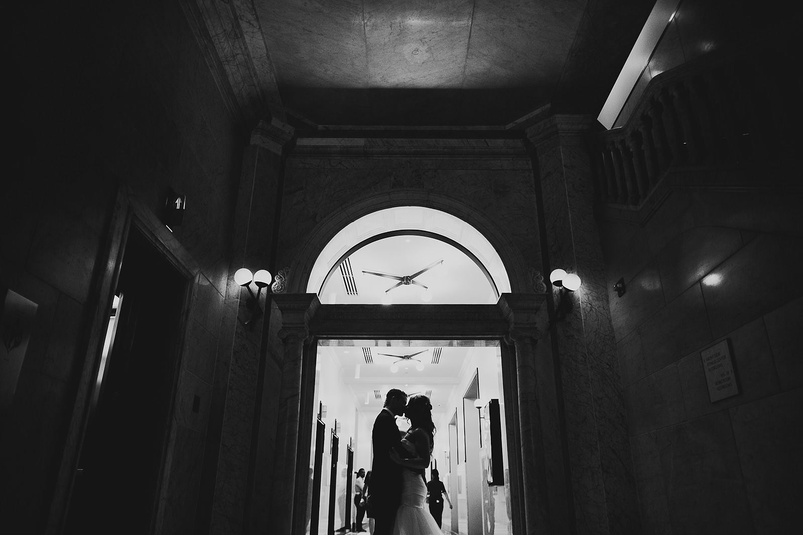 26 cool black and white wedding inspiration 1 - Kimpton Gray Hotel Wedding // Aubyn + Danny