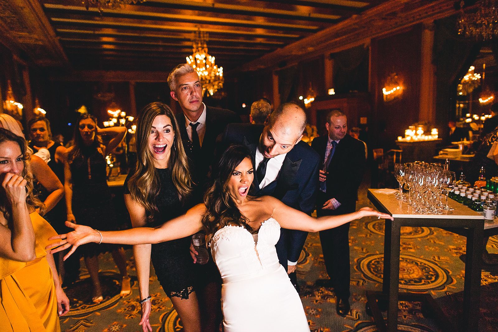 53 chicago fun reception photos - Intercontinental Chicago Hotel Wedding // Lili + Danny