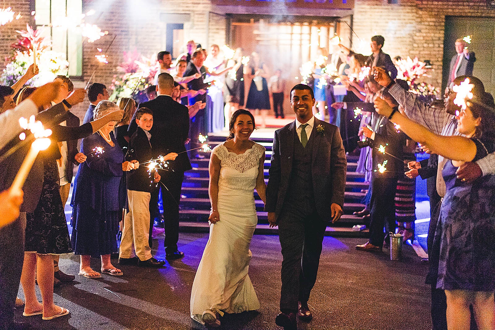 43 fun wedding exit - Wedding at Bridgeport Art Center // Kylie + Sean