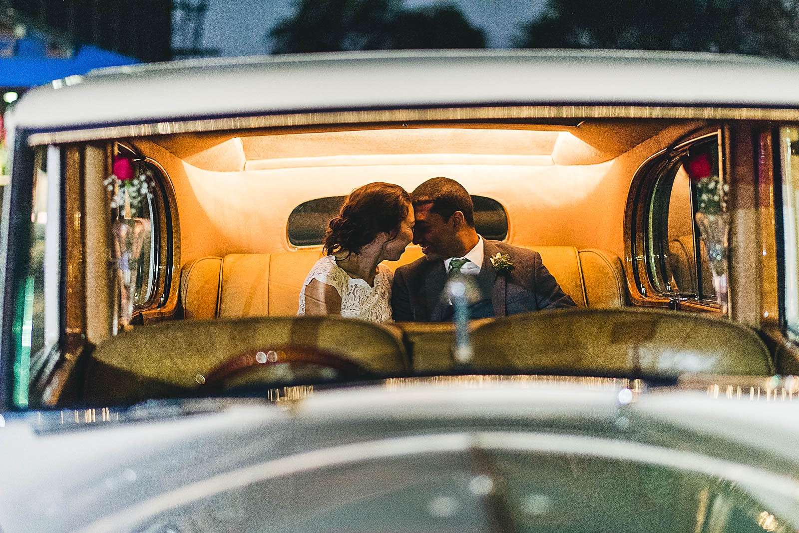 44 wedding photso in car - Wedding at Bridgeport Art Center // Kylie + Sean