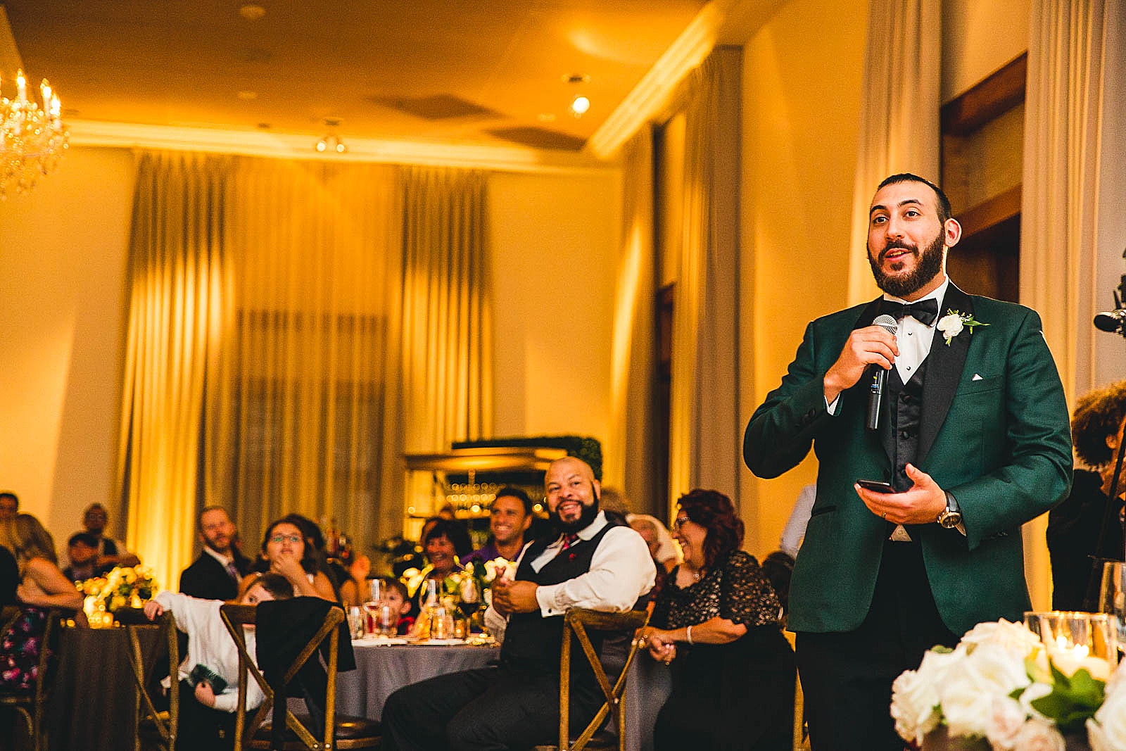 50 groom speech - Ivy Room Chicago Wedding Photos // Bethany + Anthony
