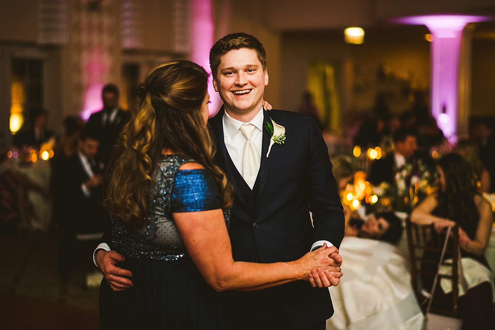 51 groom and mom dancing - The Glen Club Wedding Photos // Katie + Nick