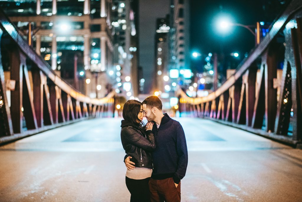 Chicago Engagement Session with Gabby + Andrew
